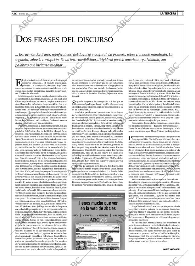 ABC MADRID 22-01-2009 página 3