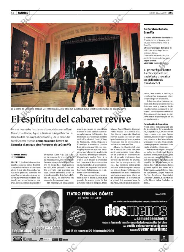 ABC MADRID 22-01-2009 página 54
