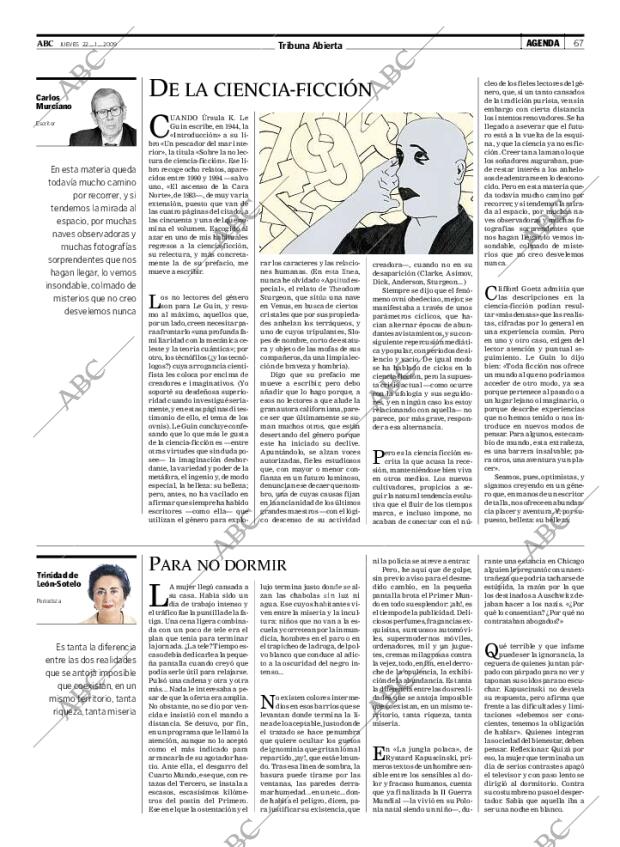 ABC MADRID 22-01-2009 página 67