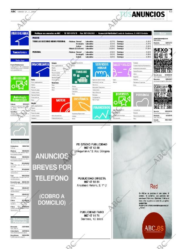 ABC CORDOBA 24-01-2009 página 63
