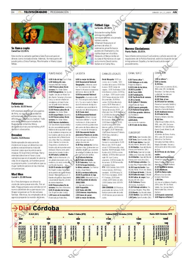 ABC CORDOBA 24-01-2009 página 84