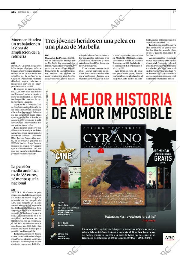 ABC CORDOBA 25-01-2009 página 57