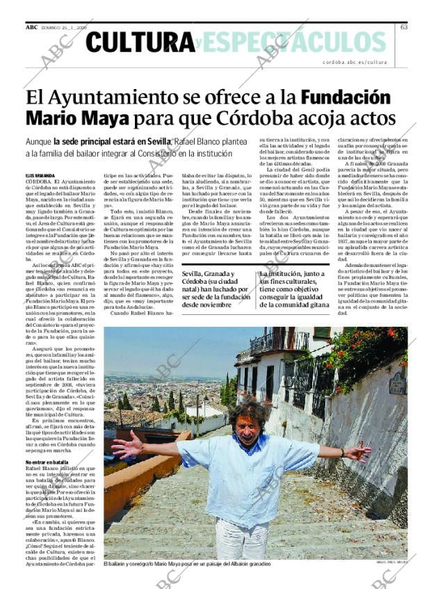 ABC CORDOBA 25-01-2009 página 63
