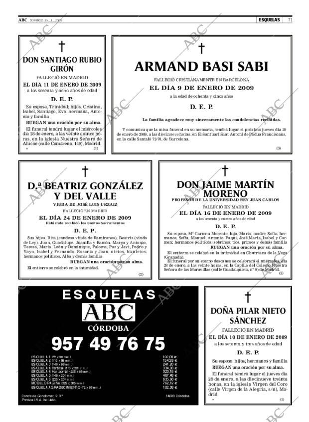 ABC CORDOBA 25-01-2009 página 71