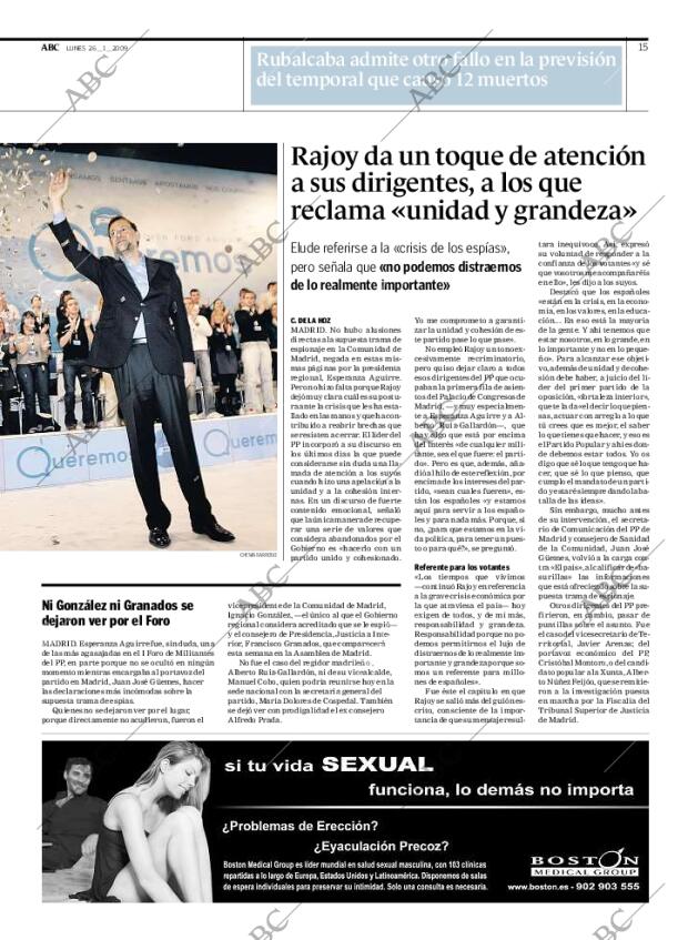 ABC MADRID 26-01-2009 página 15