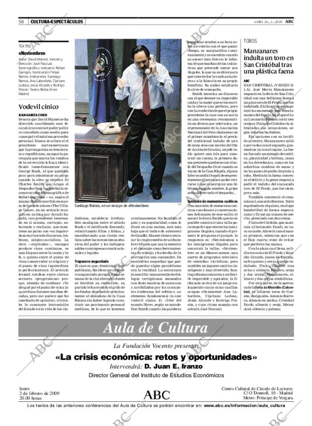 ABC MADRID 26-01-2009 página 58