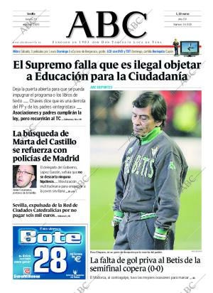 ABC SEVILLA 29-01-2009 página 1