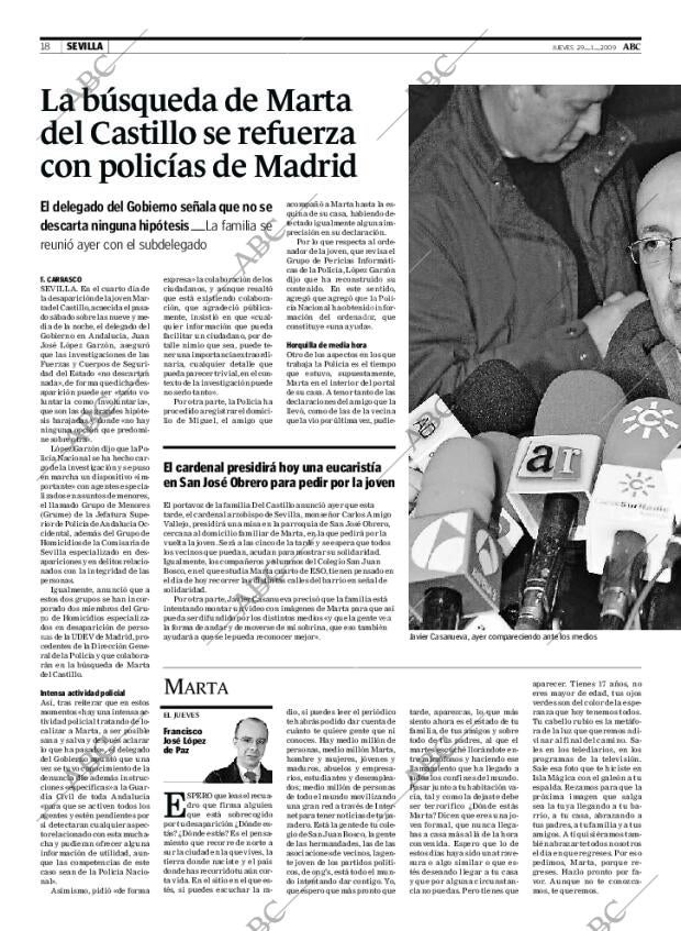 ABC SEVILLA 29-01-2009 página 18