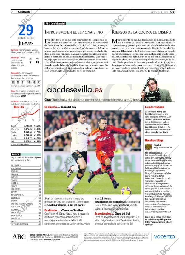 ABC SEVILLA 29-01-2009 página 2
