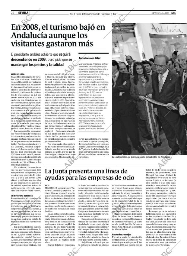 ABC SEVILLA 29-01-2009 página 22