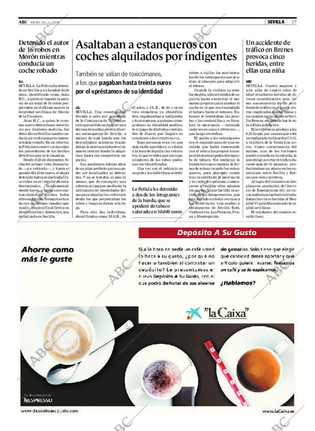 ABC SEVILLA 29-01-2009 página 27