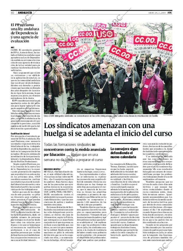ABC SEVILLA 29-01-2009 página 40