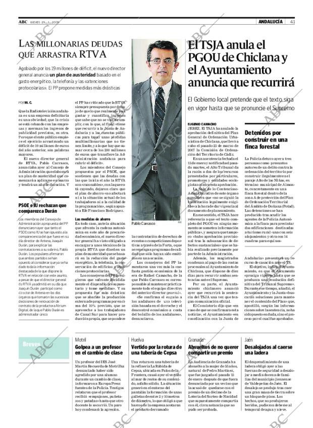 ABC SEVILLA 29-01-2009 página 41
