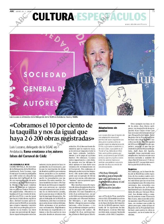 ABC SEVILLA 29-01-2009 página 71