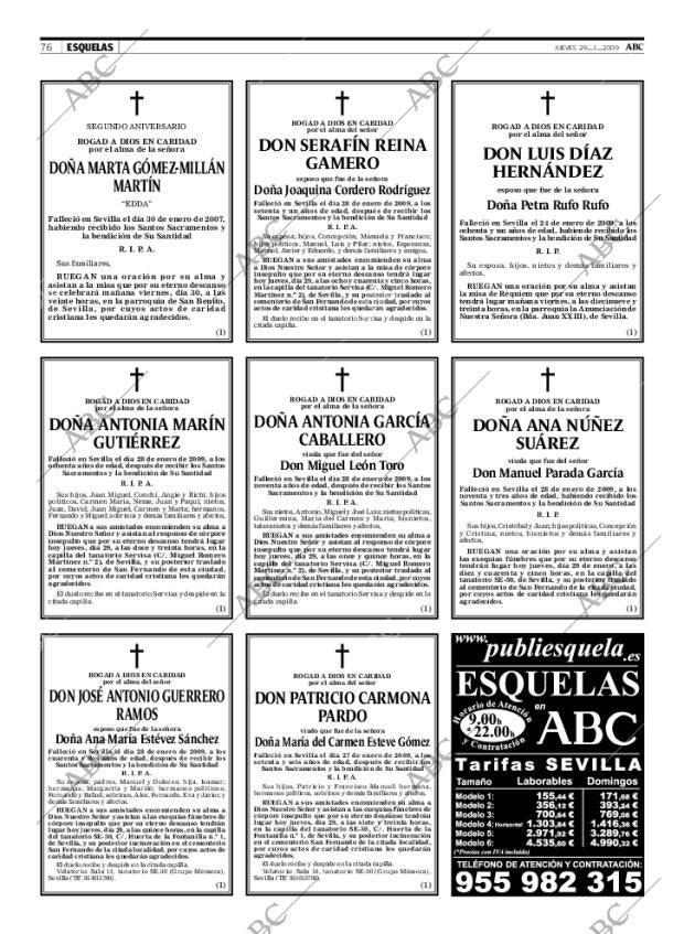 ABC SEVILLA 29-01-2009 página 76