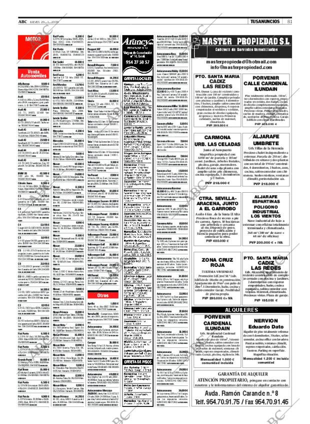 ABC SEVILLA 29-01-2009 página 81