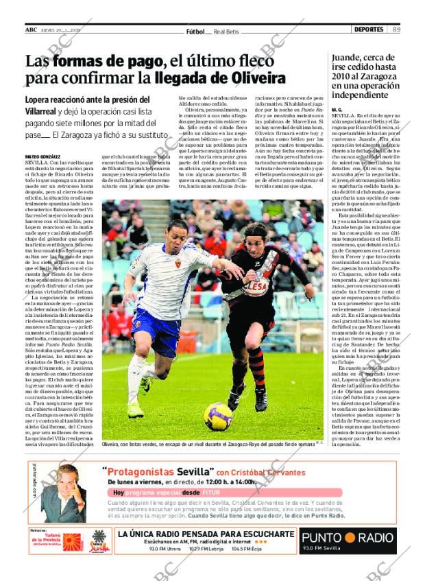 ABC SEVILLA 29-01-2009 página 89