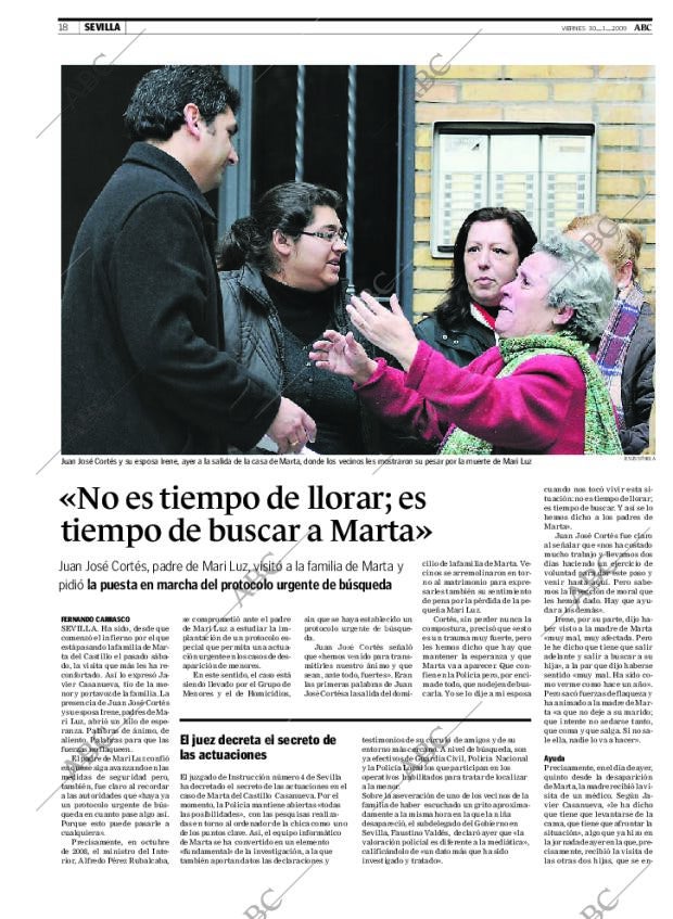 ABC SEVILLA 30-01-2009 página 18