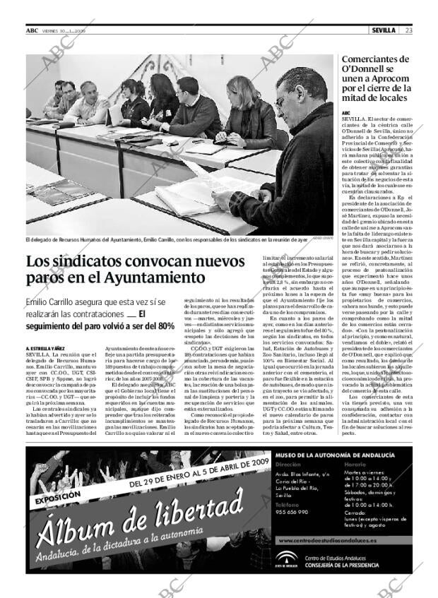 ABC SEVILLA 30-01-2009 página 23