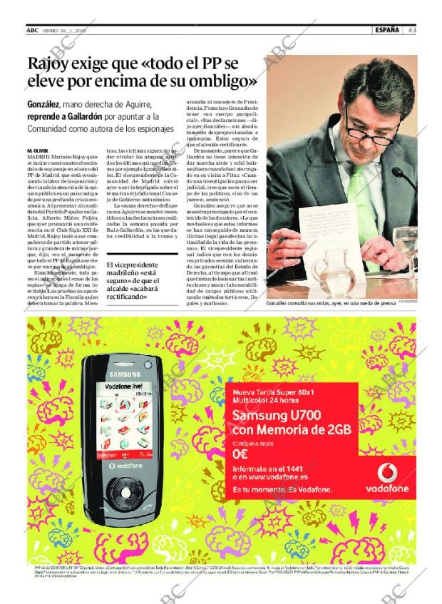 ABC SEVILLA 30-01-2009 página 43