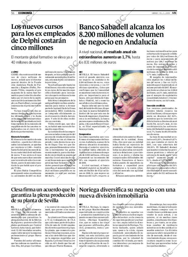 ABC SEVILLA 30-01-2009 página 56