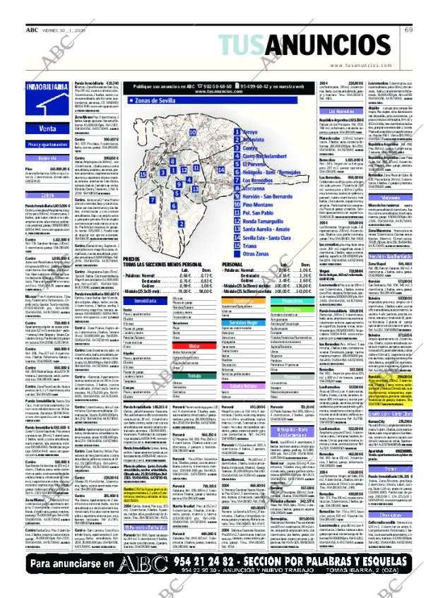 ABC SEVILLA 30-01-2009 página 69
