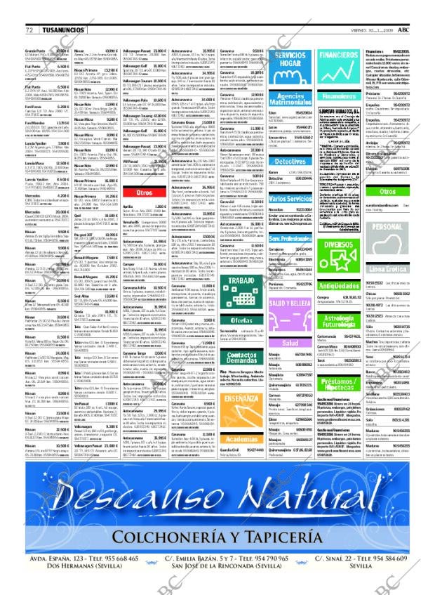 ABC SEVILLA 30-01-2009 página 72