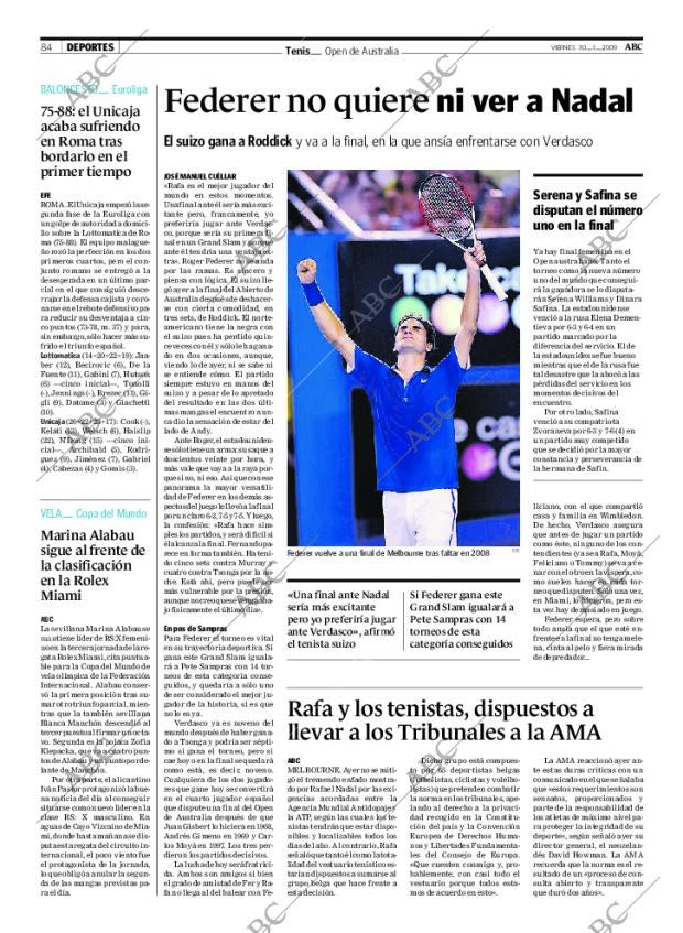 ABC SEVILLA 30-01-2009 página 84
