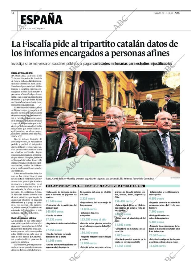 ABC MADRID 31-01-2009 página 14