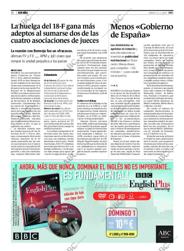 ABC MADRID 31-01-2009 página 18