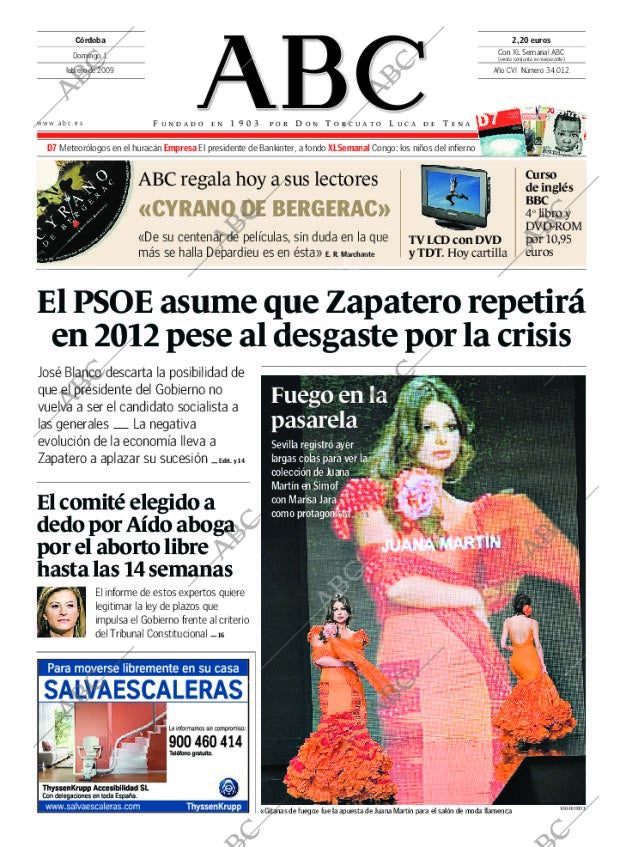 ABC CORDOBA 01-02-2009 página 1