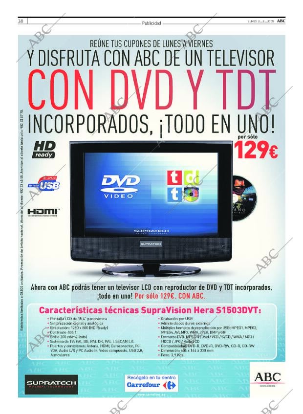 ABC MADRID 02-02-2009 página 38