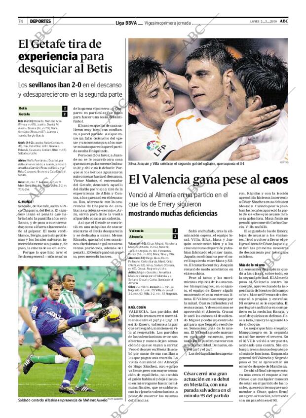 ABC MADRID 02-02-2009 página 74