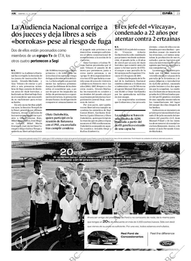 ABC MADRID 03-02-2009 página 23