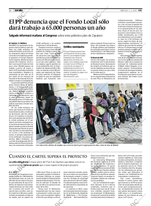 ABC MADRID 04-02-2009 página 16