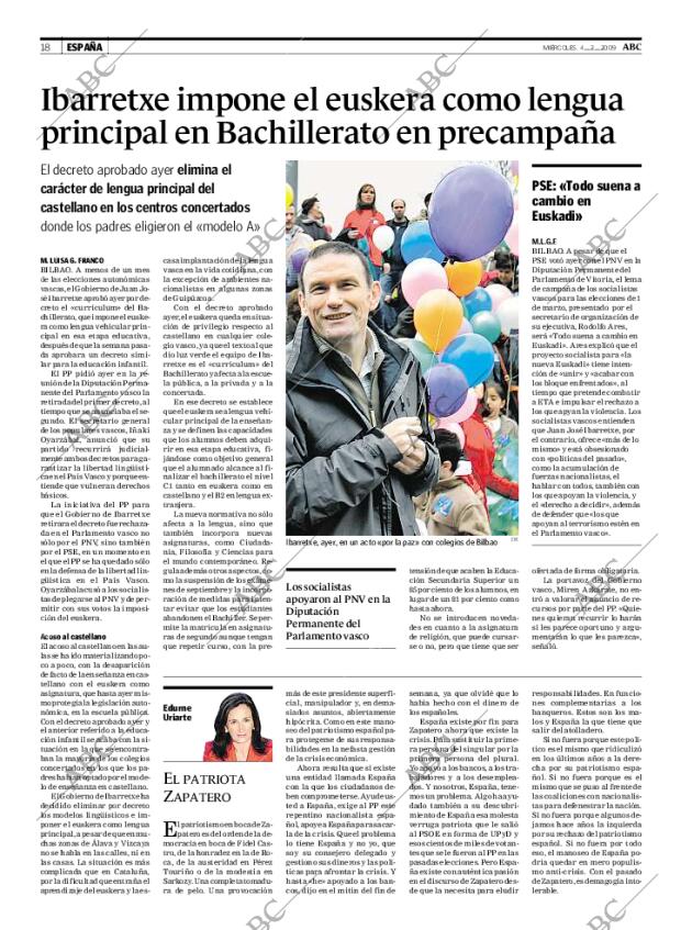 ABC MADRID 04-02-2009 página 18