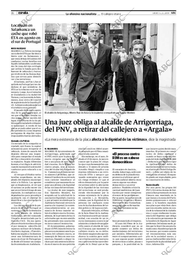 ABC MADRID 05-02-2009 página 16