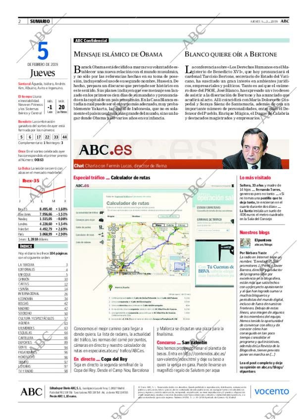 ABC MADRID 05-02-2009 página 2