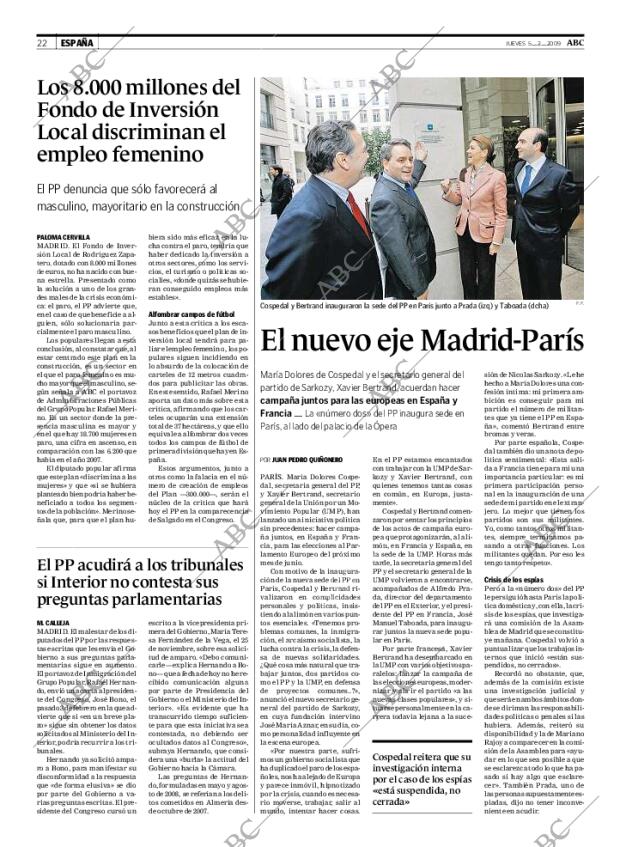 ABC MADRID 05-02-2009 página 22