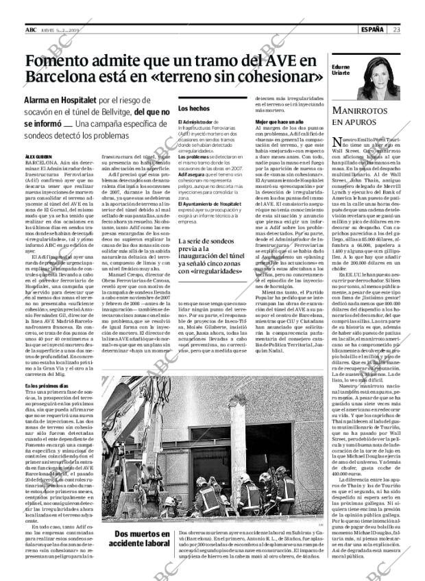 ABC MADRID 05-02-2009 página 23
