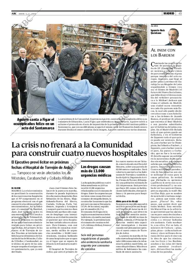 ABC MADRID 05-02-2009 página 45