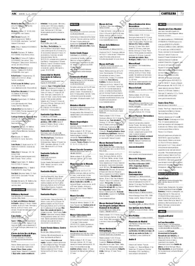 ABC MADRID 05-02-2009 página 73