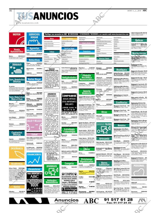 ABC MADRID 05-02-2009 página 86