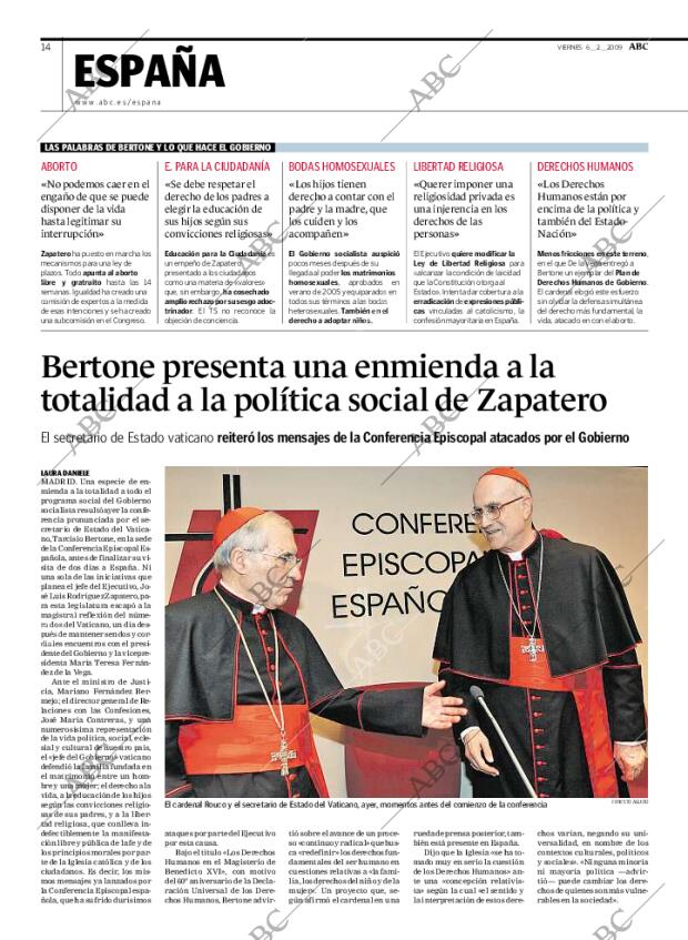 ABC MADRID 06-02-2009 página 14