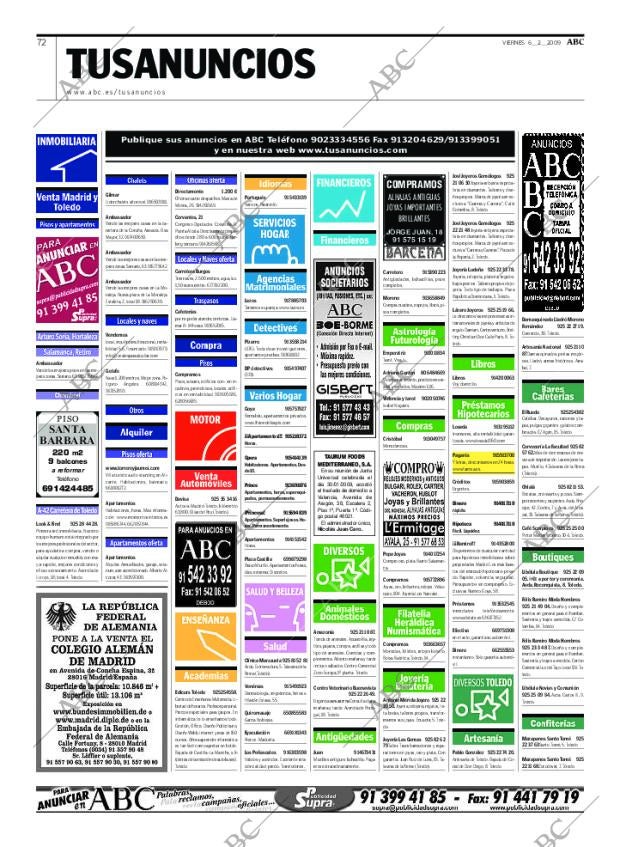 ABC MADRID 06-02-2009 página 72