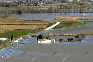 Inundaciones del río Ebro en Gallur, Novillas y Cabañas