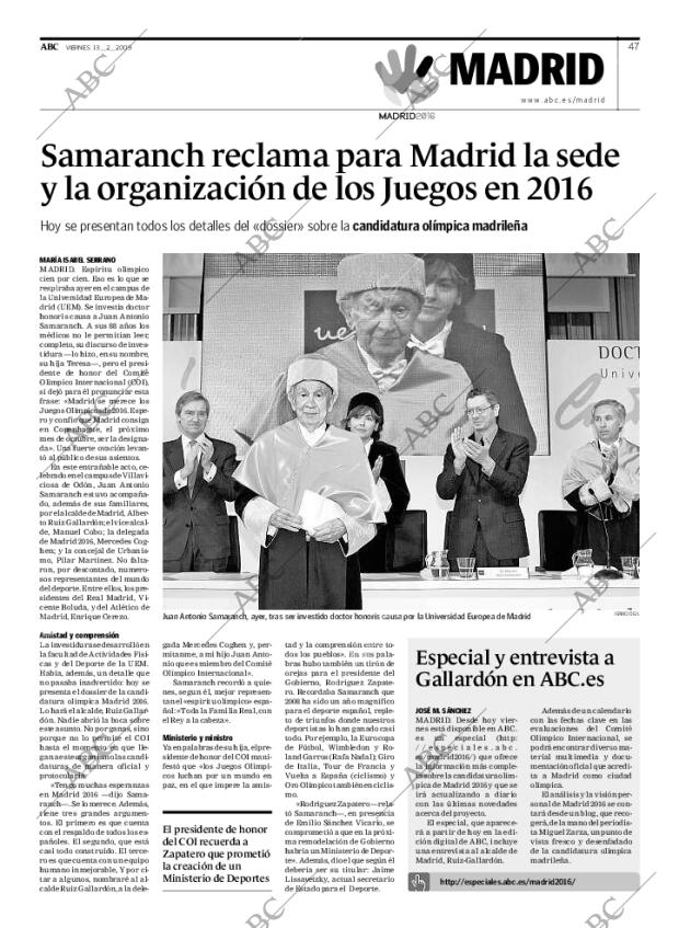 ABC MADRID 13-02-2009 página 47