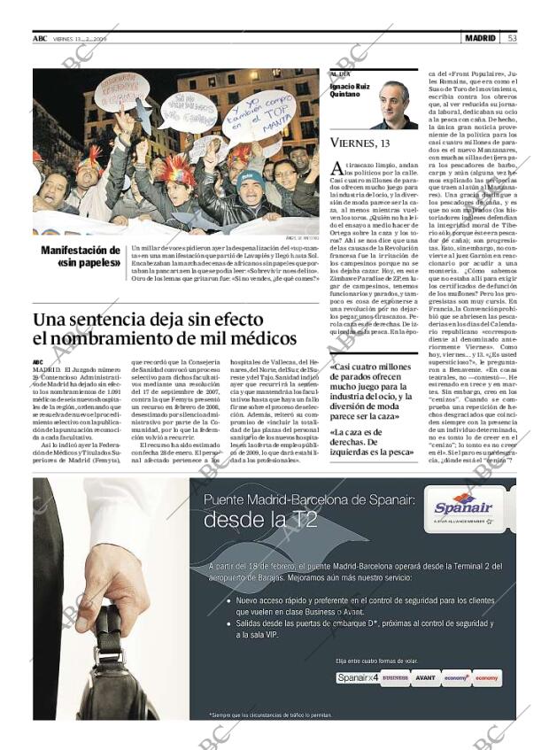 ABC MADRID 13-02-2009 página 53