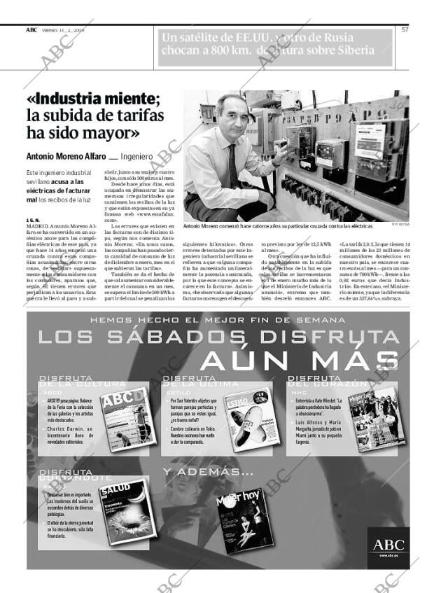 ABC MADRID 13-02-2009 página 57
