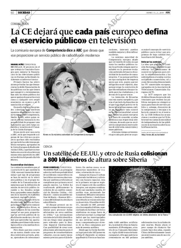 ABC MADRID 13-02-2009 página 60